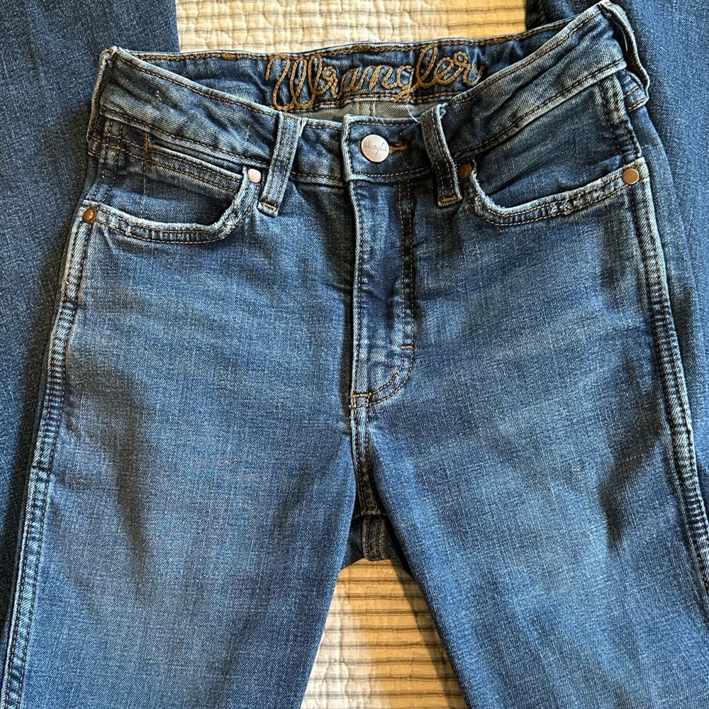 Wrangler high rise flare jeans